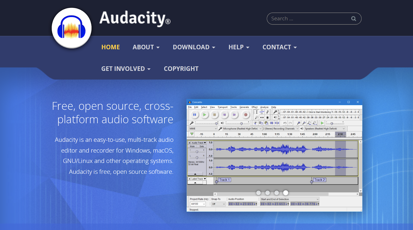 best audio editing software Audacity
