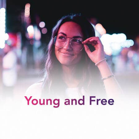 Young and Free Playlist Art