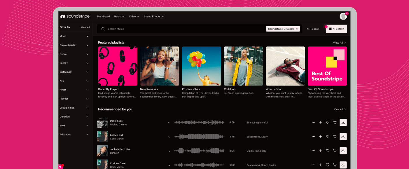 soundstripe platform