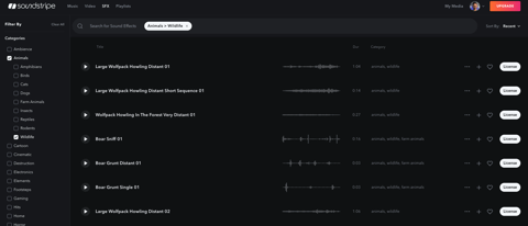 Find SFX Fast With New Categories & Subcategories