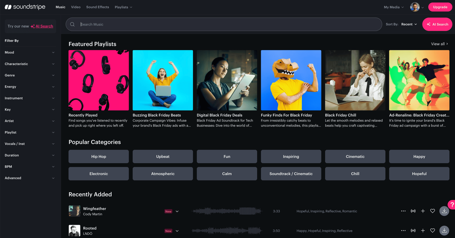 Unveiling the Power of Soundstripe's Music Search Tools
