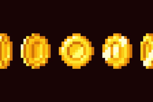 Pixelated-gold-coins