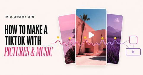 How to make a TikTok with images and music