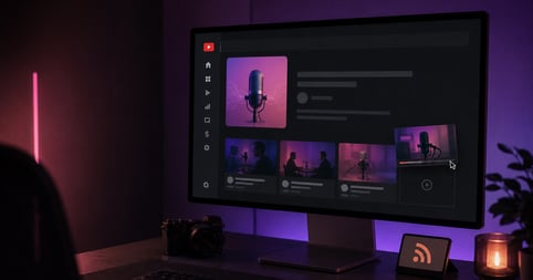 How to start a podcast on YouTube