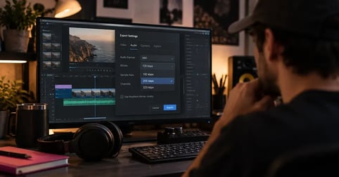 What is audio bitrate?