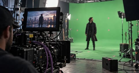 What is chroma key and how does it work?