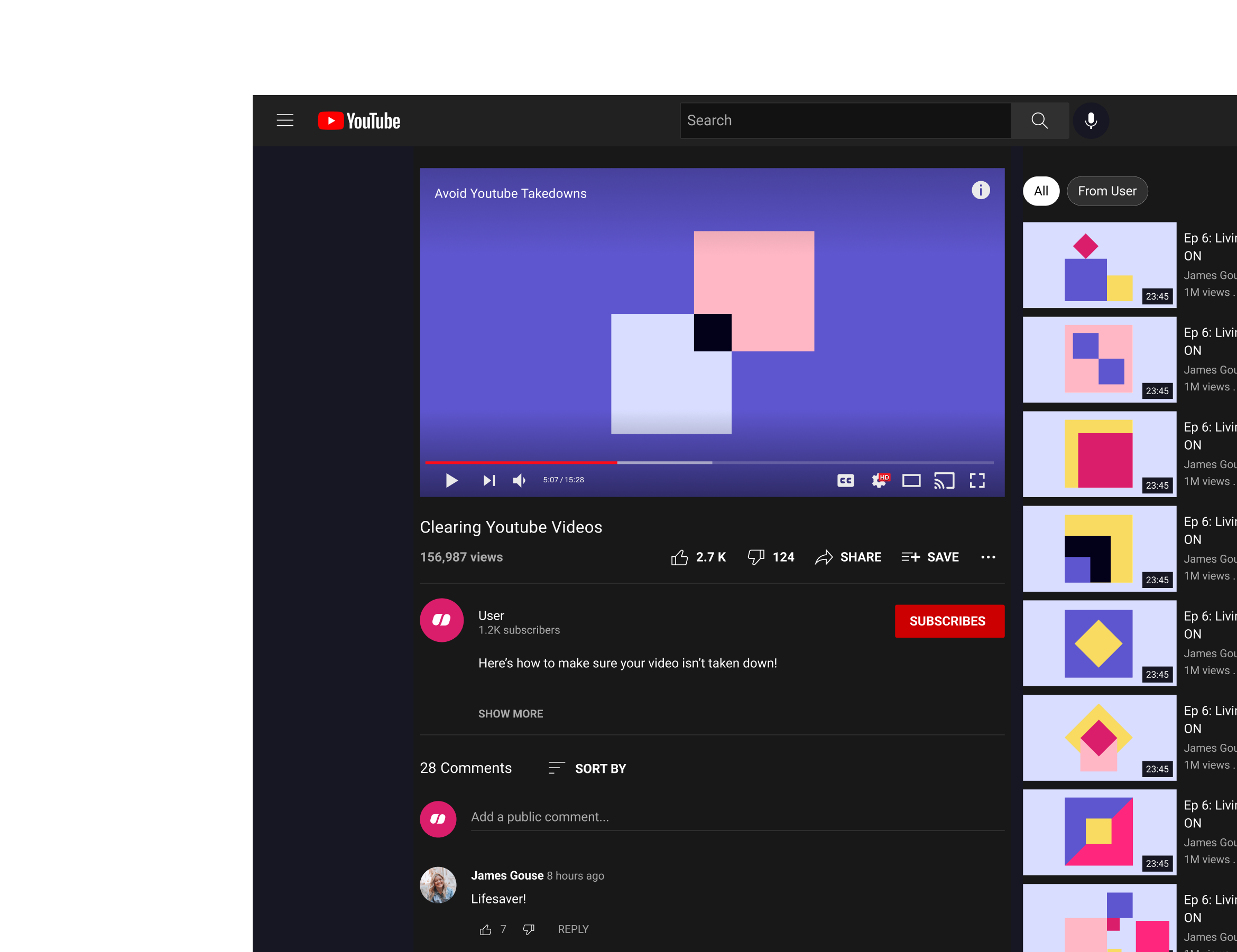 Interface showing Soundstripe’s royalty free music for YouTube with full compliance assurance.